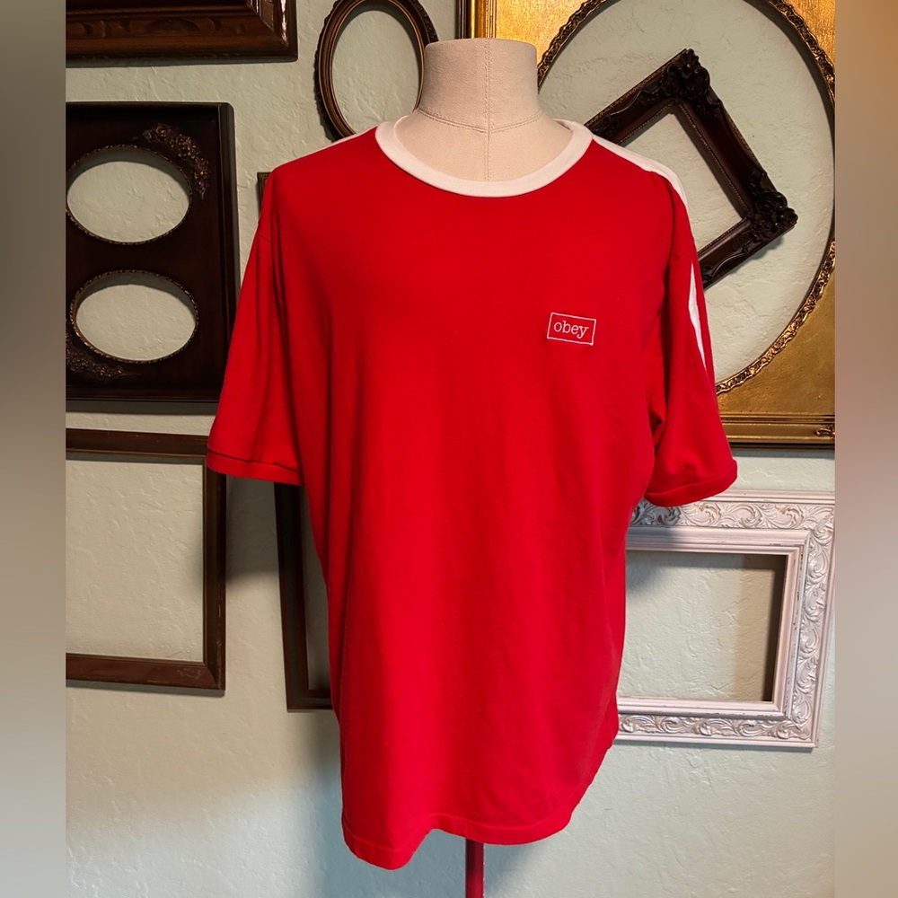 Obey Crewneck Short Sleeve Tee Shirt